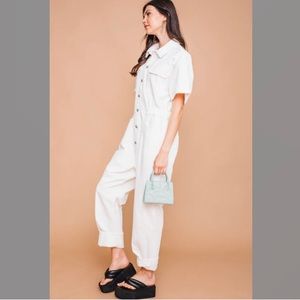 Free People Marci Denim Jumpsuit